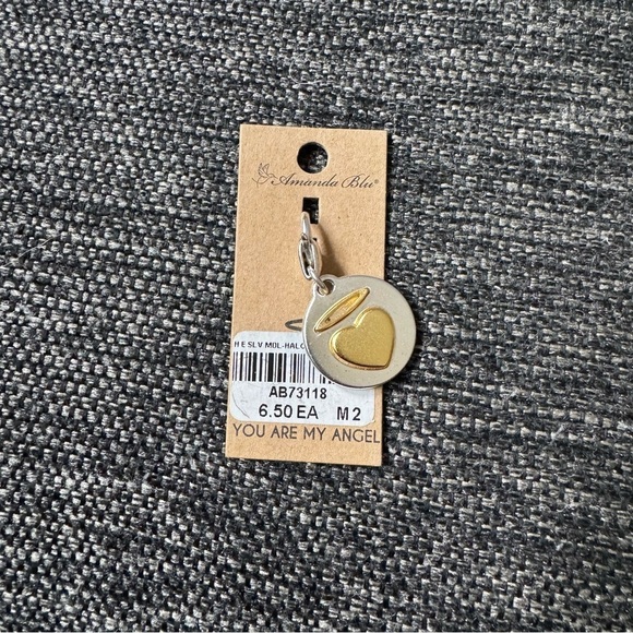 Jewelry - Annando Blue Heart Charm Keychain